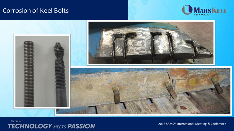 Keel Bolt Replacement in Lead Cast Keels
